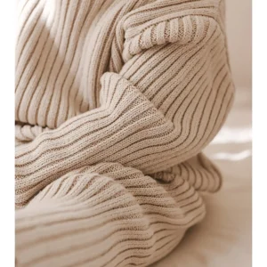 Legging côtelé épais Beige