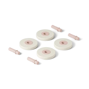 4x roues en mousse - Soft Rose - Modu