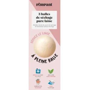 Pimpant -- Balles de séchage - Lot de 3