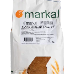 Markal -- Sucre complet de canne bio Vrac - 5 kg
