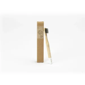Jolis Baumes -- Brosse à dents kids blanche souple en bambou