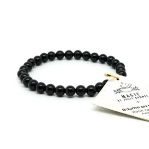 Jolis Baumes -- Bracelet baume au cœur onyx