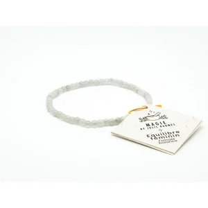 Jolis Baumes -- Bracelet equilibre féminin pierre de lune