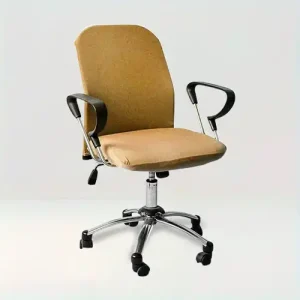 Housse de chaise de bureau unie - Anaïs