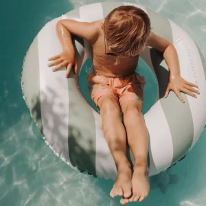 Bouée de Piscine - vert et blanche, 90 cm - Swim Essentials
