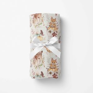 Couverture en mousseline de bambou | Forêt d'automne