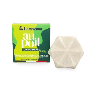 Lamazuna -- Pain de rasage beurre de karité thé vert citron - 55 ml