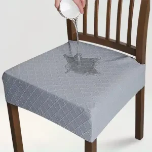 Housse de siège de chaise en jacquard imperméable - Clelia