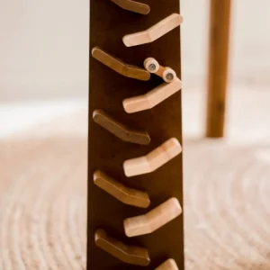 Voitures de course en zigzag bicolore