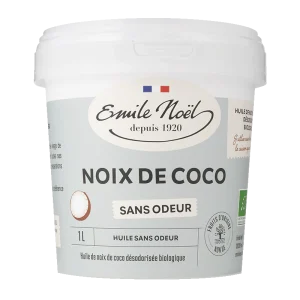 émile Noël -- Huile de coco désodorisée bio (origine Sri Lanka) - 1 l