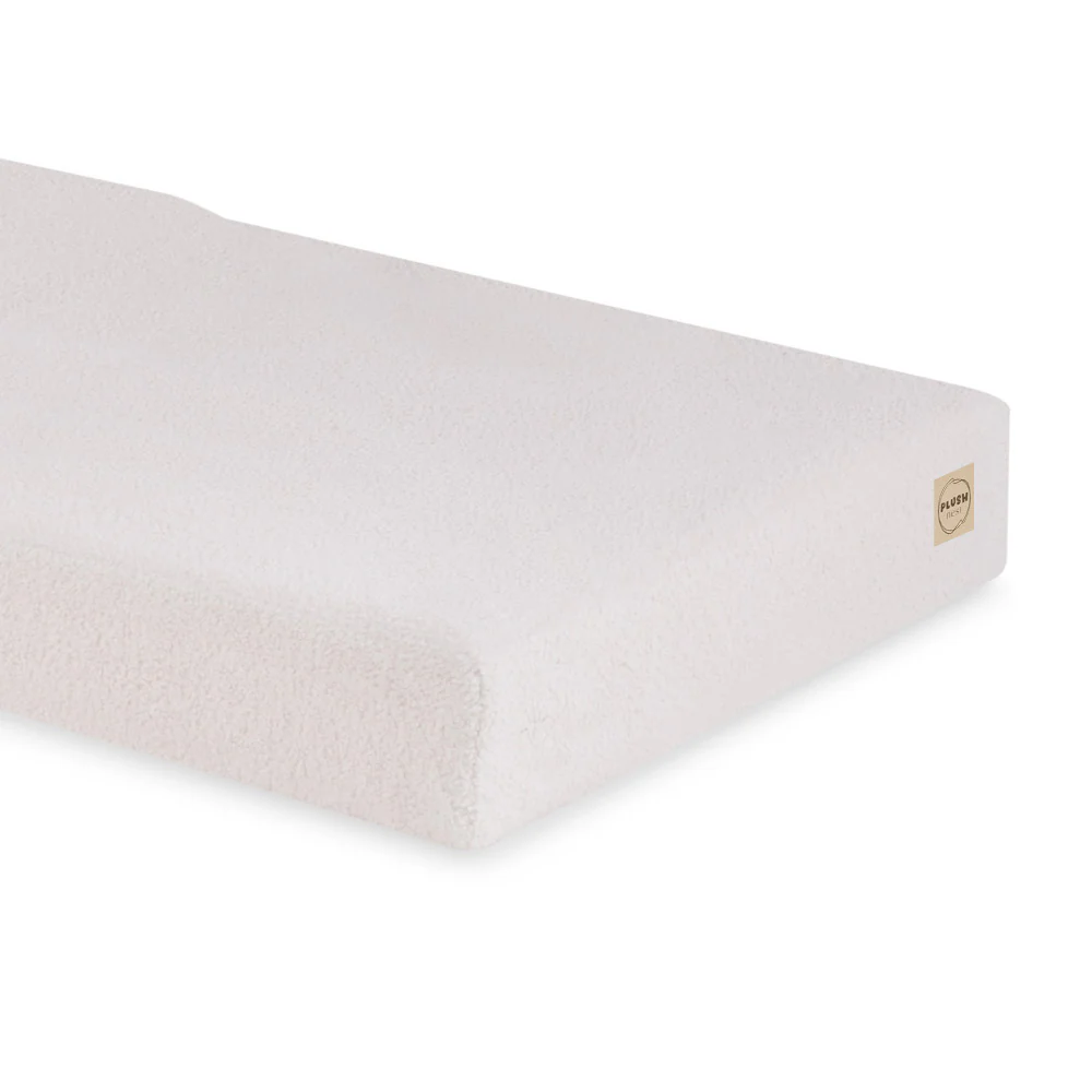 Matelas Foldie large avec appui-tête - Agneau crème - Plush Nest – Image 6