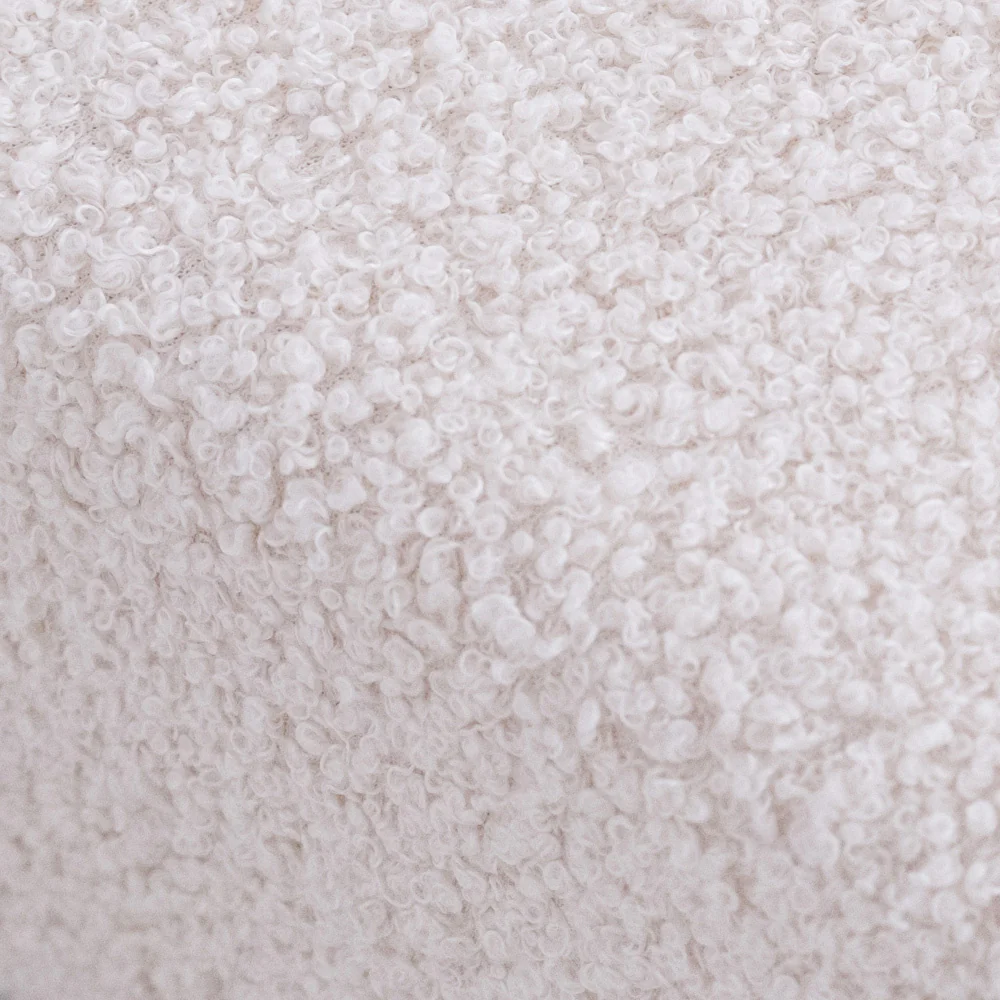 Matelas Foldie large avec appui-tête - Agneau crème - Plush Nest – Image 7