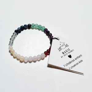 Jolis Baumes -- Bracelet enfant 7 chakras