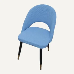 Housse de chaise à dos creux en jacquard - Ilona