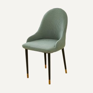 Housse de chaise arrondie avec accoudoirs en jacquard - Esmee