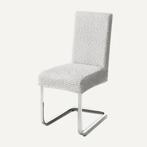 Housse de chaise en jacquard effet labyrinthe - Violeta