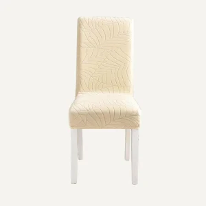 Housse de chaise en jacquard effet floral - Cécile