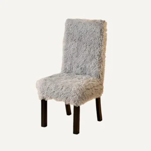 Housse de chaise en tissu effet fourrure - Juana