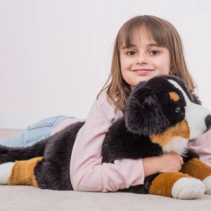 Bouvier bernois allongé 60 cm - peluche - peluche - Teddy Hermann