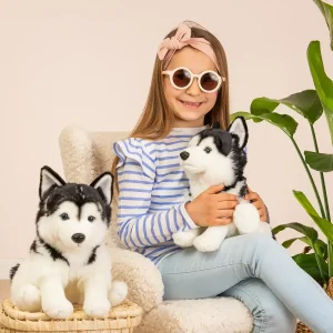 Husky assis 30 cm - peluche - peluche - Teddy Hermann