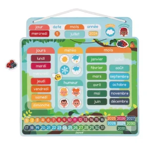 calendrier magnétique 'Une Belle Journée' - Maman et bébé - La Fère