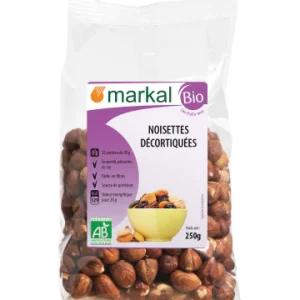Markal -- Noisettes décortiquées bio (origine Turquie) - 250 g
