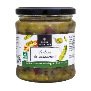 Pique Assiettes -- Tartare de conichons bio - 325 g