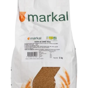 Markal -- Sucre brun de canne bio Vrac - 5 kg