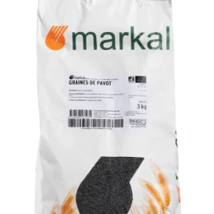 Markal -- Graines de pavot bio Vrac (origine Turquie) - 3 kg