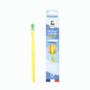 Lamazuna -- Brosse à dent rechargeable medium (coloris mimosa)