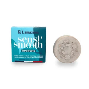 Lamazuna -- Shampoing solide pour cuir chevelu sensible, huile de chaulmoogra et poudre de pivoine - 70 ml