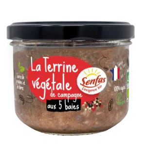 Senfas -- Terrine végétale de campagne 5 baies bio - 200 g