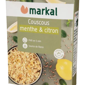 Markal -- Couscous menthe citron bio (meilleur produit bio 2024) - 250 g